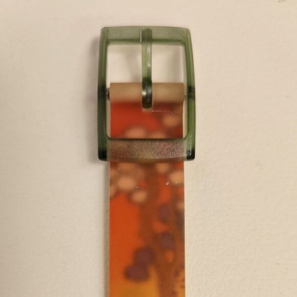 Swatch watch GEISHA LG109 1994 Standard Ladies with red dial New old stock - Picture 4 of 7